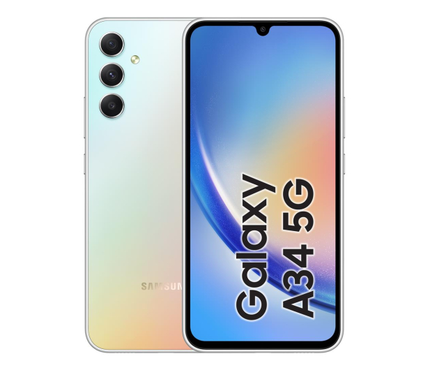 Samsung Galaxy A34 5G 6/128GB 120Hz 25W Silver - 1124390 - zdjęcie